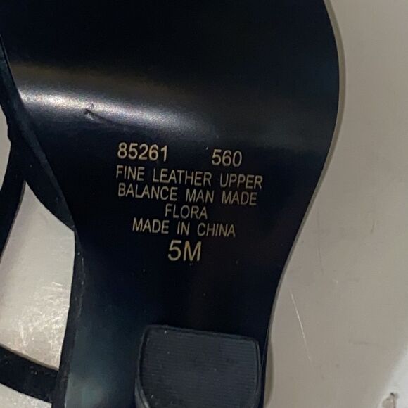 VTG, Apostrophe 85261 560 Fine Leather Upper Suede Heels Women Shoes Size 5 - Picture 9 of 11